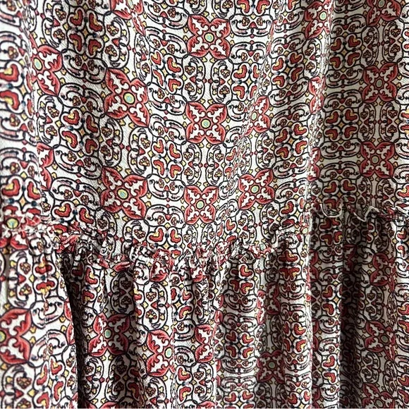 Max Studio NWTs Cottagecore Patterned Peasant Dress Women’s Size Small - Picture 6 of 8